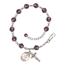 Saint Odilia<br>RB9400-9319 6mm Rosary Bracelet<br>Available in 12 colors