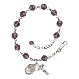 Our Lady of Grapes<br>RB9400-9347 6mm Rosary Bracelet<br>Available in 12 colors