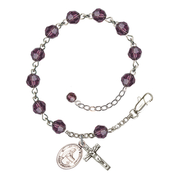 Blessed Emilee Doultremont<br>RB9400-9390 6mm Rosary Bracelet<br>Available in 12 colors