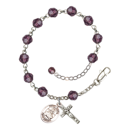 Saint Daria<br>RB9400-9396 6mm Rosary Bracelet<br>Available in 12 colors