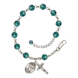 Saint Andrew the Apostle<br>RB9400-9000 6mm Rosary Bracelet<br>Available in 12 colors