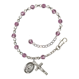 Miraculous<br>RB9574 4mm Rosary Bracelet<br>Available in 16 colors