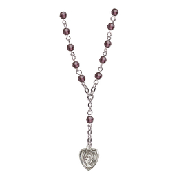 Miraculous<br>RN0034-0706M 4mm Rosary Necklace
