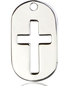 Cross Dog Tag 0110DT - 1 3/8 x 3/4