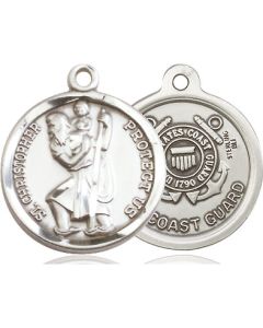 St Christopher Coast Guard 0192--3 - 7/8 x 3/4