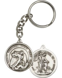 Saint Michael the Archangel 0201RSRC - 1 3/8 x 1 1/4 KeyChain