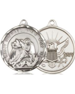 St Michael Navy 0201--6 - 1 3/8 x 1 1/4