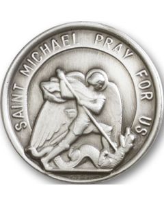 Saint Michael the Archangel 0201V - 1 1/4 x 1 1/4 Visor Clip