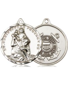 St Christopher Coast Guard 0203--3 - 1 1/4 x 1 1/4
