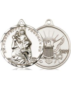 St Christopher Navy 0203--6 - 1 1/4 x 1 1/4