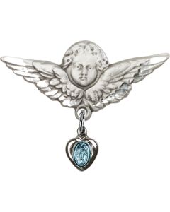 Miraculous Blue Epoxy Baby Badge - 0217B/0733