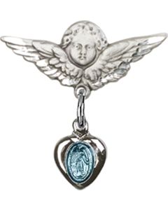 Miraculous Blue Epoxy Baby Badge - 0217B/0735