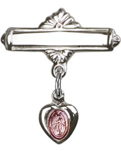 Miraculous Pink Epoxy Baby Badge - 0217P/0730
