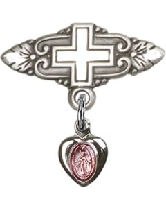 Miraculous Pink Epoxy Baby Badge - 0217P/0731