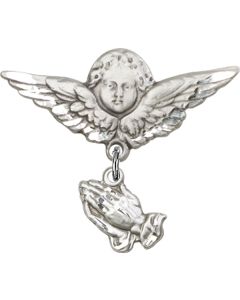 Praying Hands Baby Badge - 0220/0733
