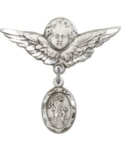 Guardian Angel Baby Badge - 0301E/0733