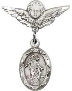 Guardian Angel Baby Badge - 0301E/0735