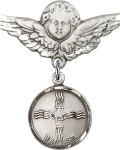 Baptism Baby Badge - 0601BA/0833