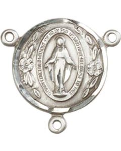 Miraculous 0601MCTR - 5/8 x 1/2 Rosary Center