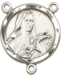 Saint Theresa 0601TCTR - 5/8 x 1/2 Rosary Center
