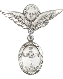 Baptism Baby Badge - 0612BA/0733
