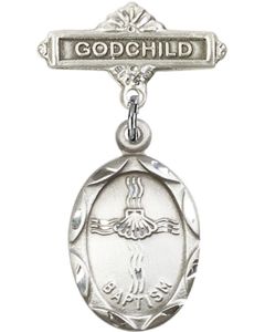 Baptism Baby Badge - 0612BA/0736