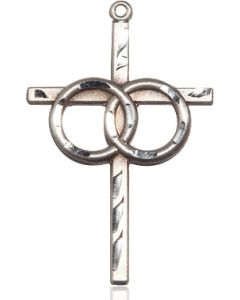 Wedding Rings Cross 0671 - 1 1/8 X 3/4