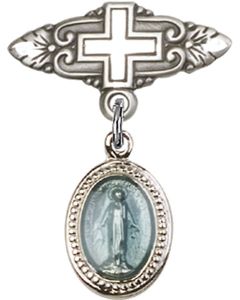 Miraculous Blue Epoxy Baby Badge - 0700B/0731