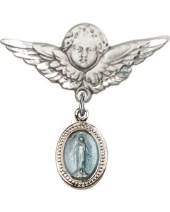 Miraculous Blue Epoxy Baby Badge - 0700B/0733