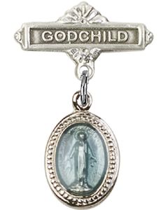 Miraculous Blue Epoxy Baby Badge - 0700B/0736