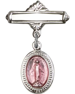 Miraculous Pink Epoxy Baby Badge - 0700P/0730
