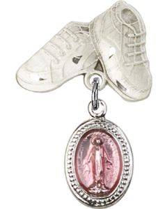 Miraculous Pink Epoxy Baby Badge - 0700P/5923