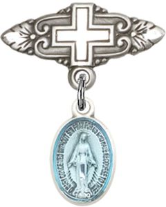 Miraculous Blue Epoxy Baby Badge - 0702EM/0731