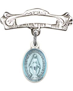 Miraculous Blue Epoxy Baby Badge - 0702EM/0732