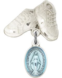 Miraculous Blue Epoxy Baby Badge - 0702EM/5923