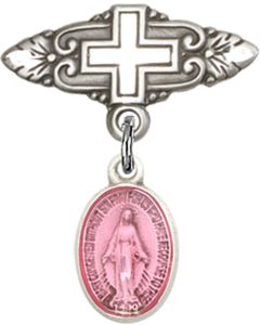 Miraculous Pink Epoxy Baby Badge - 0702PM/0731