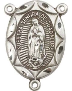 Our Lady of Guadalupe 0801FCTR - 1 x 5/8 Rosary Center