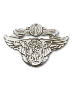 Our Lady of the Highway 1017V - 2 x 3 Visor Clip