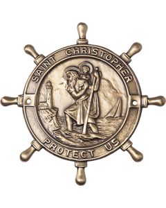 Saint Christopher Boat Plaque 1020 - 3 x 3