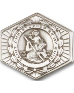 Saint Christopher 1022V - 1 3/8 x 1 5/8 Visor Clip