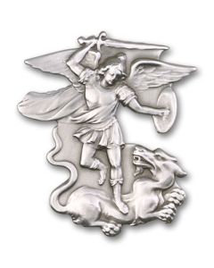 Saint Michael the Archangel 1045V - 2 x 1 3/4 Visor Clip