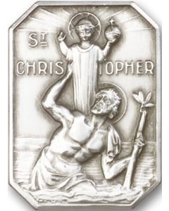 Saint Christopher 1049V - 1 3/8 x 1 Visor Clip