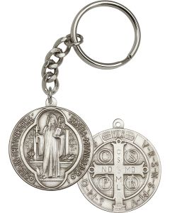 Saint Benedict 1057SRC - 1 5/8 x 1 1/2 KeyChain