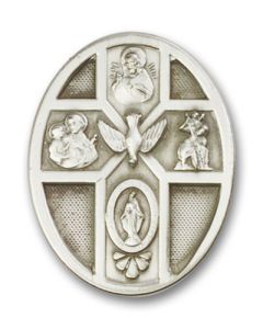 5-Way Holy Spirit 1068V - 1 5/8 x 1 1/4 Visor Clip