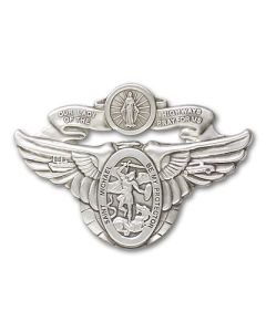 Our Lady of the Highway St Michael 1071V - 2 x 3 Visor Clip