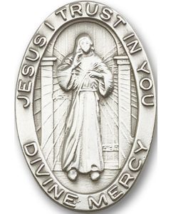 Divine Mercy 1074V - 1 1/2 x 1 Visor Clip