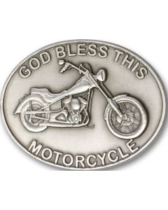 God Bless This Motorcycle 1075V - 1 1/2 x 1 7/8 Visor Clip