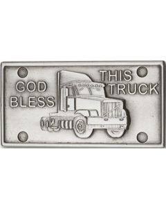 God Bless This Truck 1077V - 1 x 2 Visor Clip