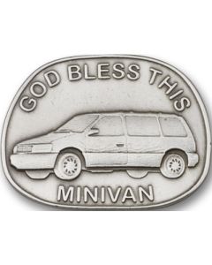 God Bless This Mini-Van 1083V - 1 x 1 3/8 Visor Clip