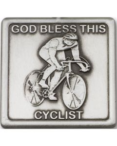 God Bless This Cyclist 1085V - 1 1/4 x 1 1/4 Visor Clip